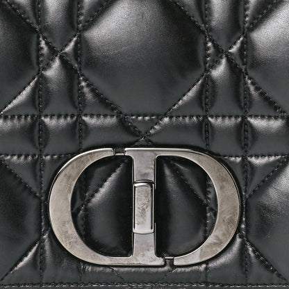 Christian Dior Calfskin Macrocannage Medium Caro Bag Black 8 of 11