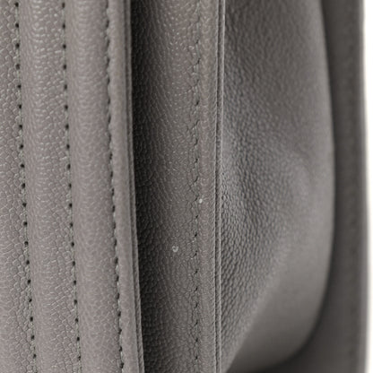 Chanel Caviar Quilted New Medium Boy Flap Grey 11 of 11