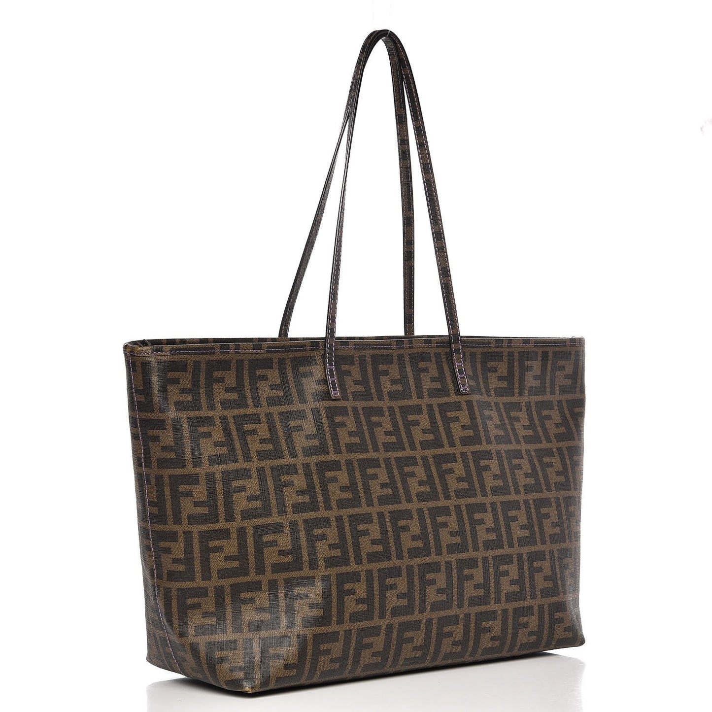 Zucca Spalmati Small Roll Tote Tobacco Viola