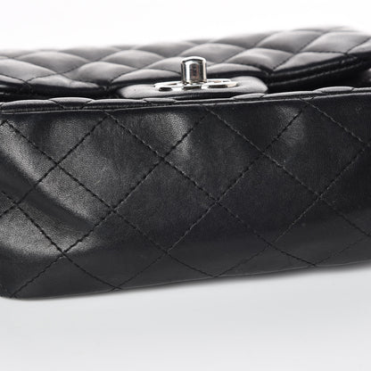 Chanel Lambskin Quilted Mini Square Flap Black 10 of 10