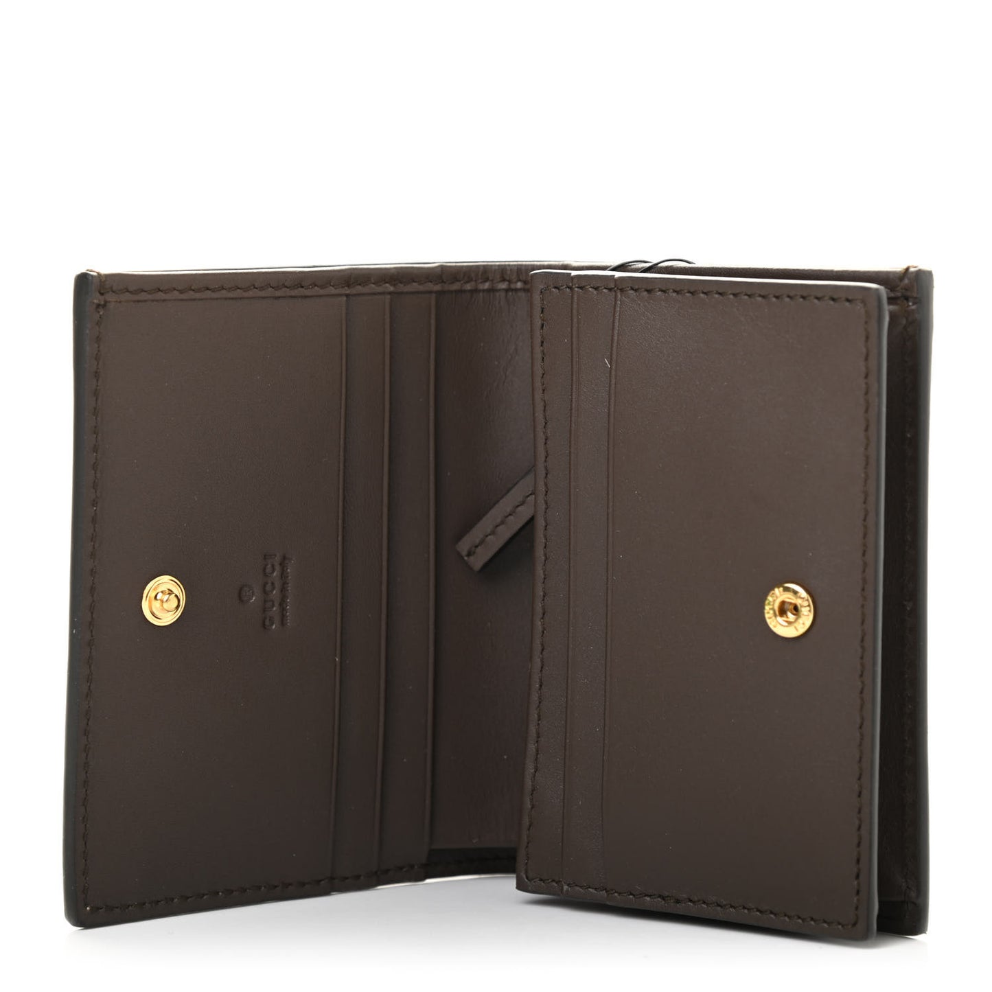 GG Supreme Monogram Card Case Beige