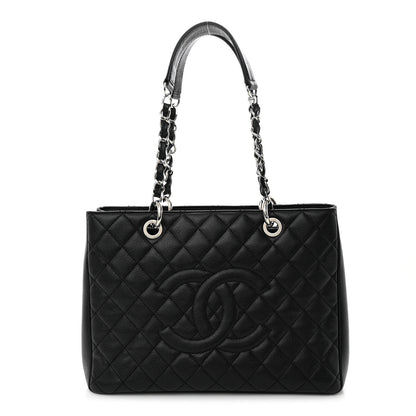 Chanel Caviar Quilted Grand Shopping Tote GST Black 1 of 10