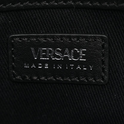 Versace Calfskin Small Repeat Zip Hobo Black 5 of 10