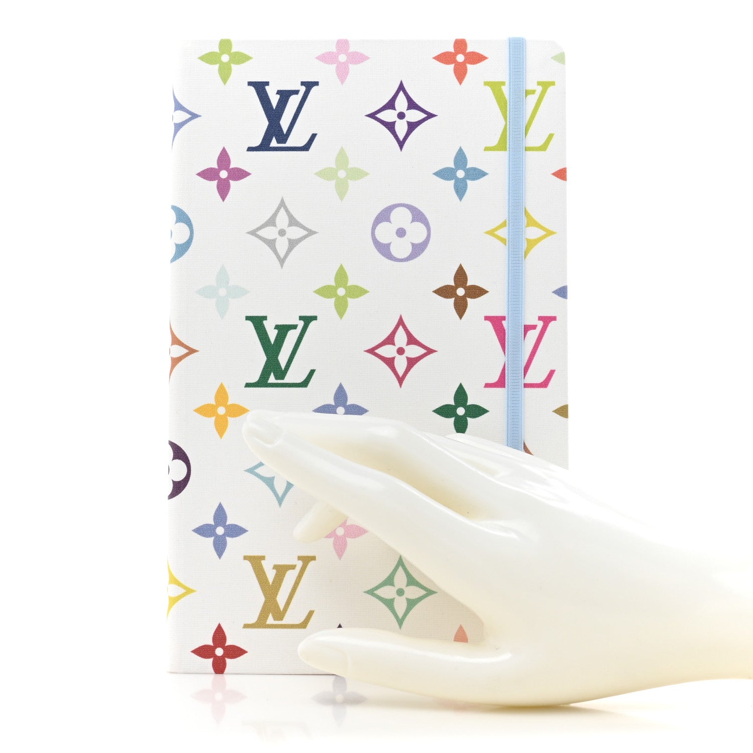 Louis Vuitton LV x TM Monogram Multicolor Jane Notebook MM White 2 of 7