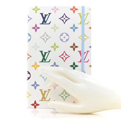 Louis Vuitton LV x TM Monogram Multicolor Jane Notebook MM White 2 of 7