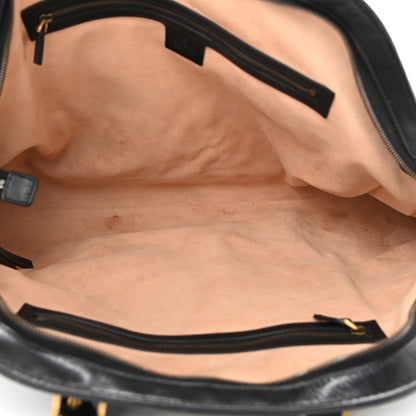 Gucci Calfskin Large Re(Belle) Top Handle Bag Black 5 of 16