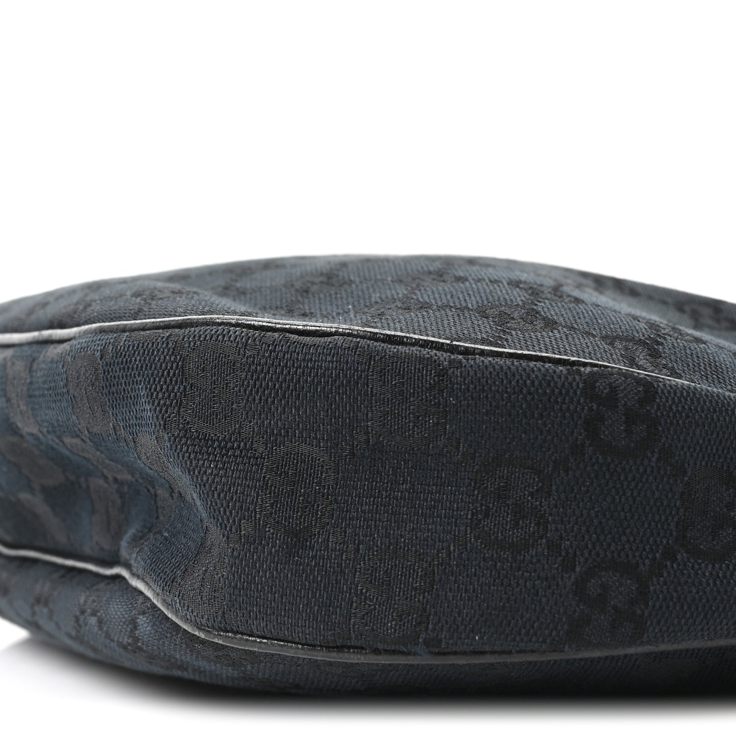 Monogram Medium Half Moon Hobo Black