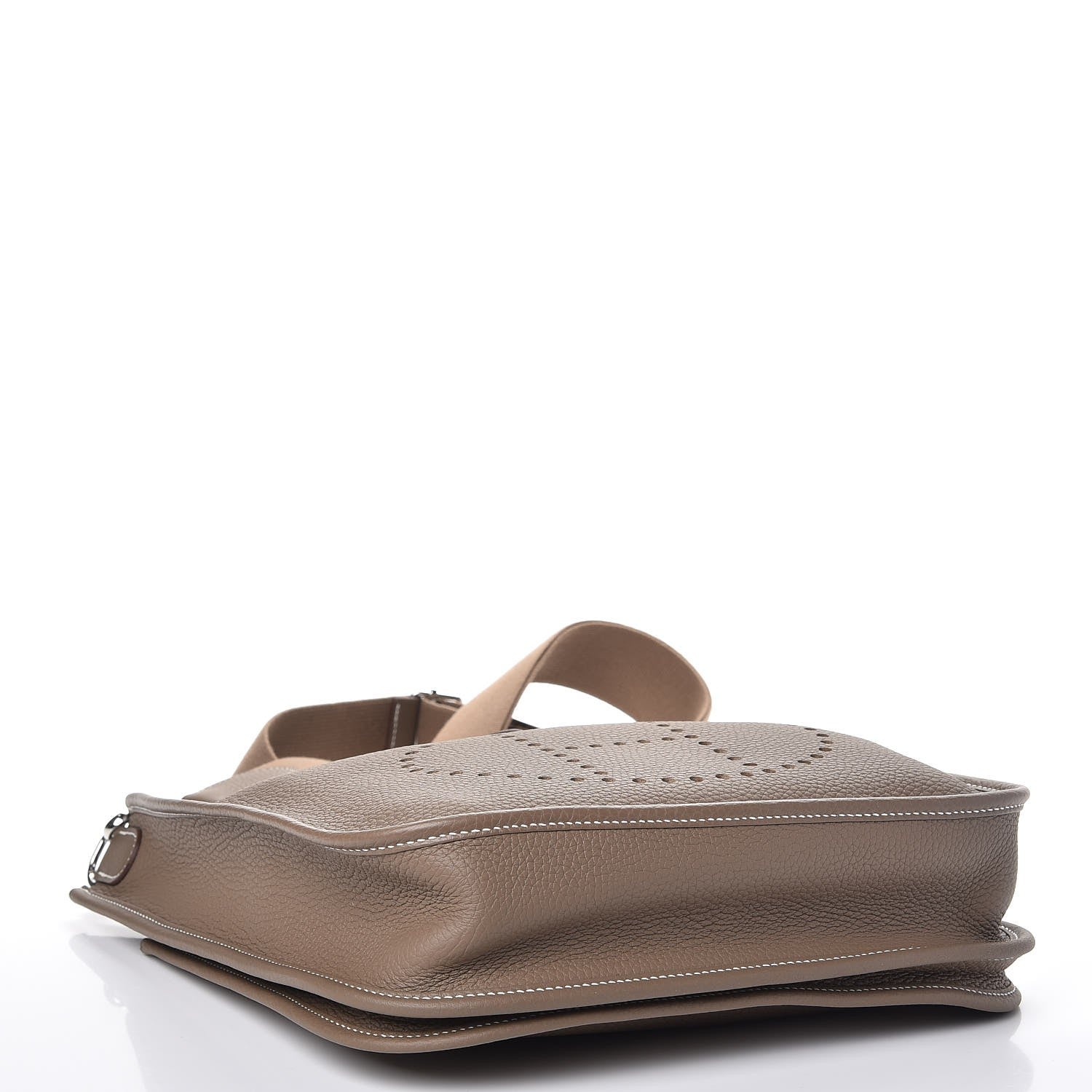 Hermes Taurillon Clemence Evelyne III PM Etoupe 4 of 8