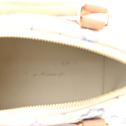 Louis Vuitton Monogram Jacquard Fabric Speedy Bandouliere 20 Multicolor Beige 5 of 10