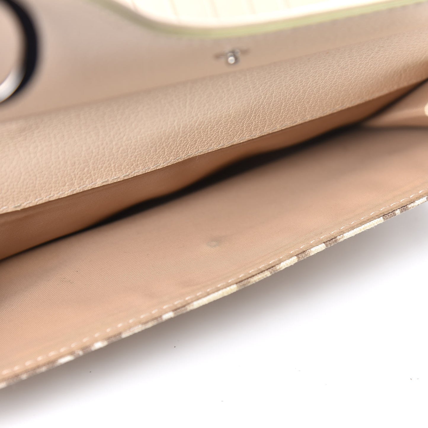 Monogram Vintage Flowers Saddle Wallet Beige