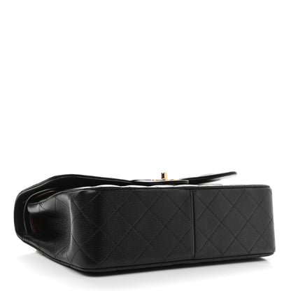 Chanel Caviar Quilted Jumbo Double Flap Black 4 of 11