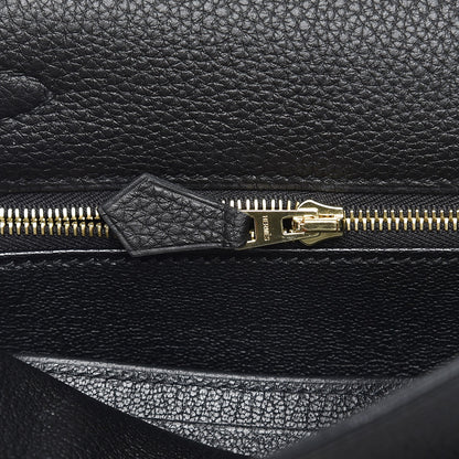 Hermes Togo Kelly Retourne 25 Black 10 of 36