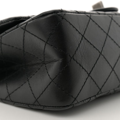 Chanel Aged Calfskin Quilted 2.55 Reissue 225 Flap Black 9 of 11