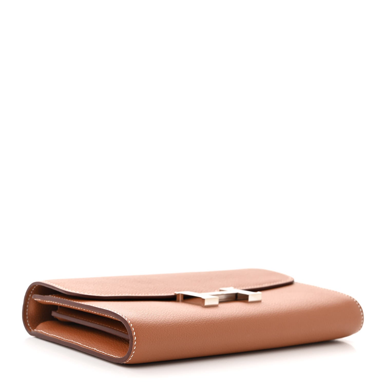 Hermes Evercolor Cavale Constance Long Wallet To Go Gold Multicolor 4 of 11