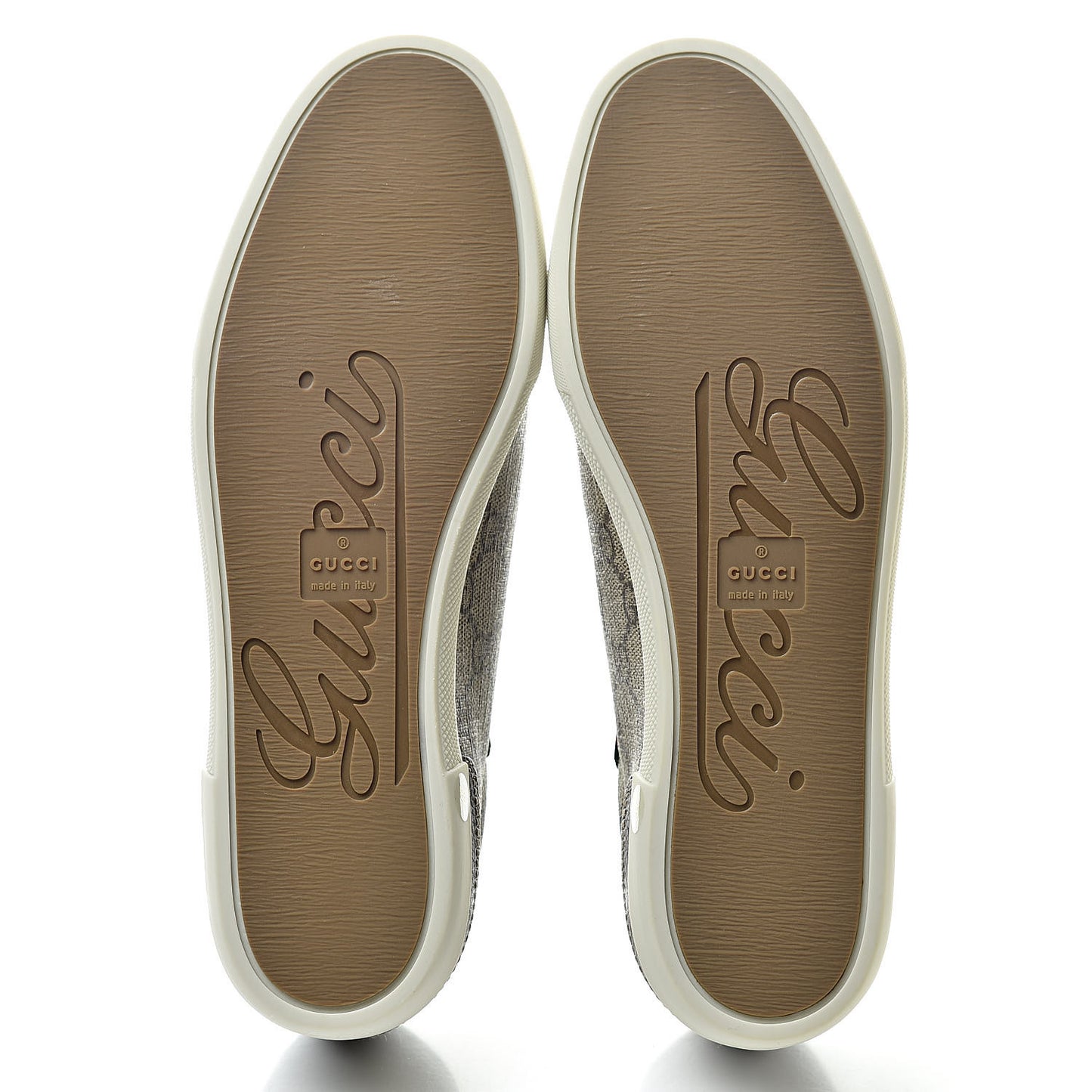 GG Supreme Monogram Low Top Sneakers 37 Brown