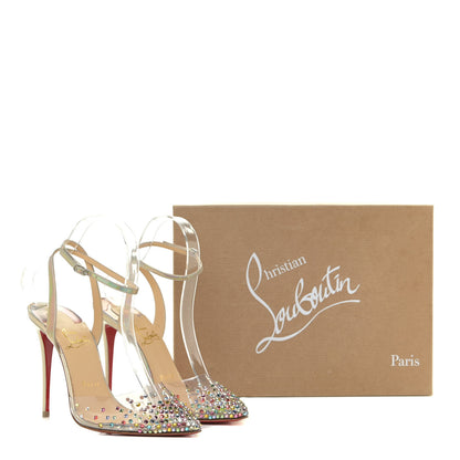 Christian Louboutin PVC Patent Psychic Spikaqueen 100 Pumps 37.5 Mix California 15 of 15