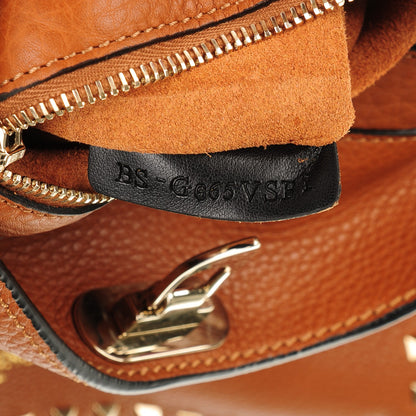 Valentino Garavani Pebbled Calfskin Large Rockstud Flip-Lock Messenger Bag Light Cuir 7 of 7