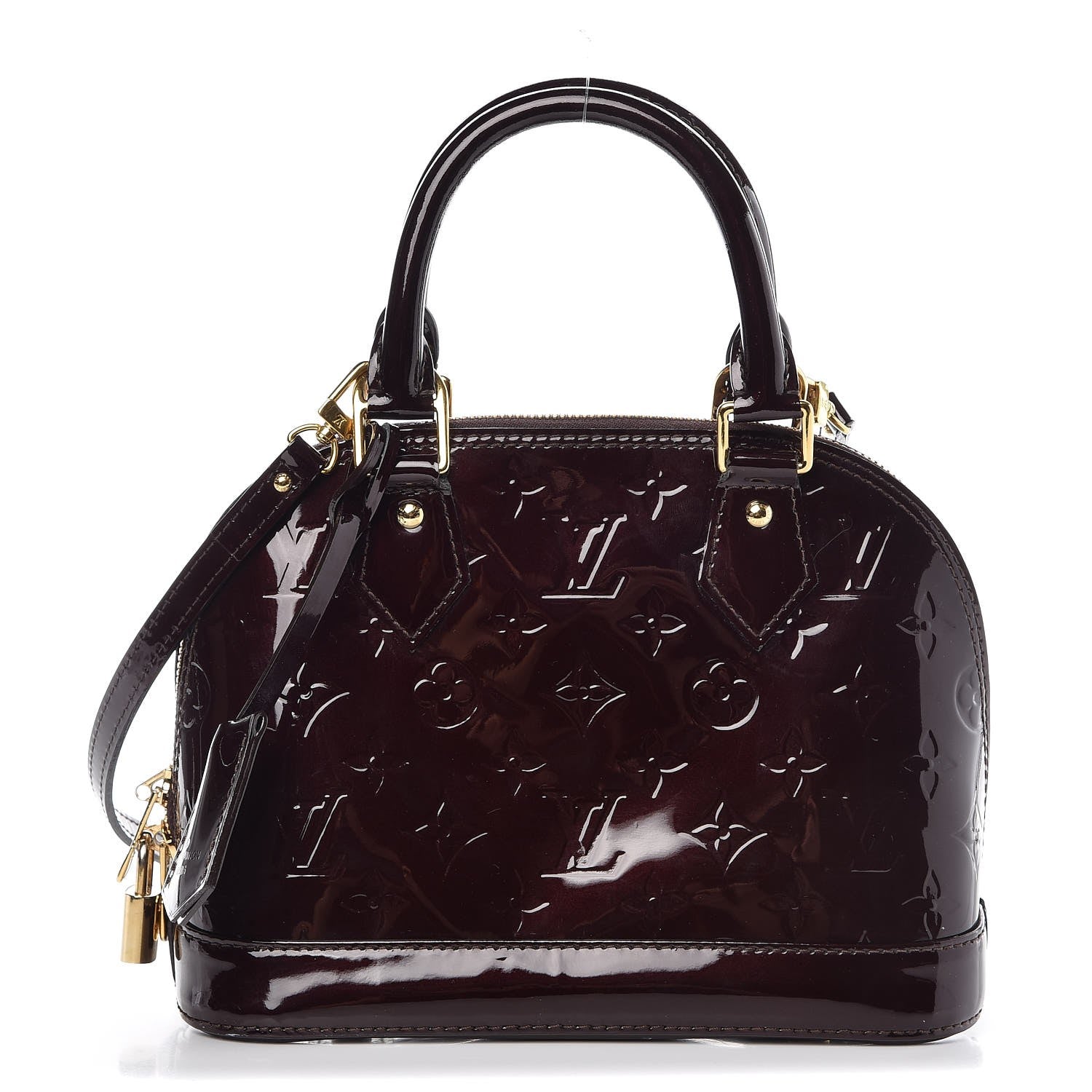 Louis Vuitton Vernis Alma BB Amarante 1 of 8