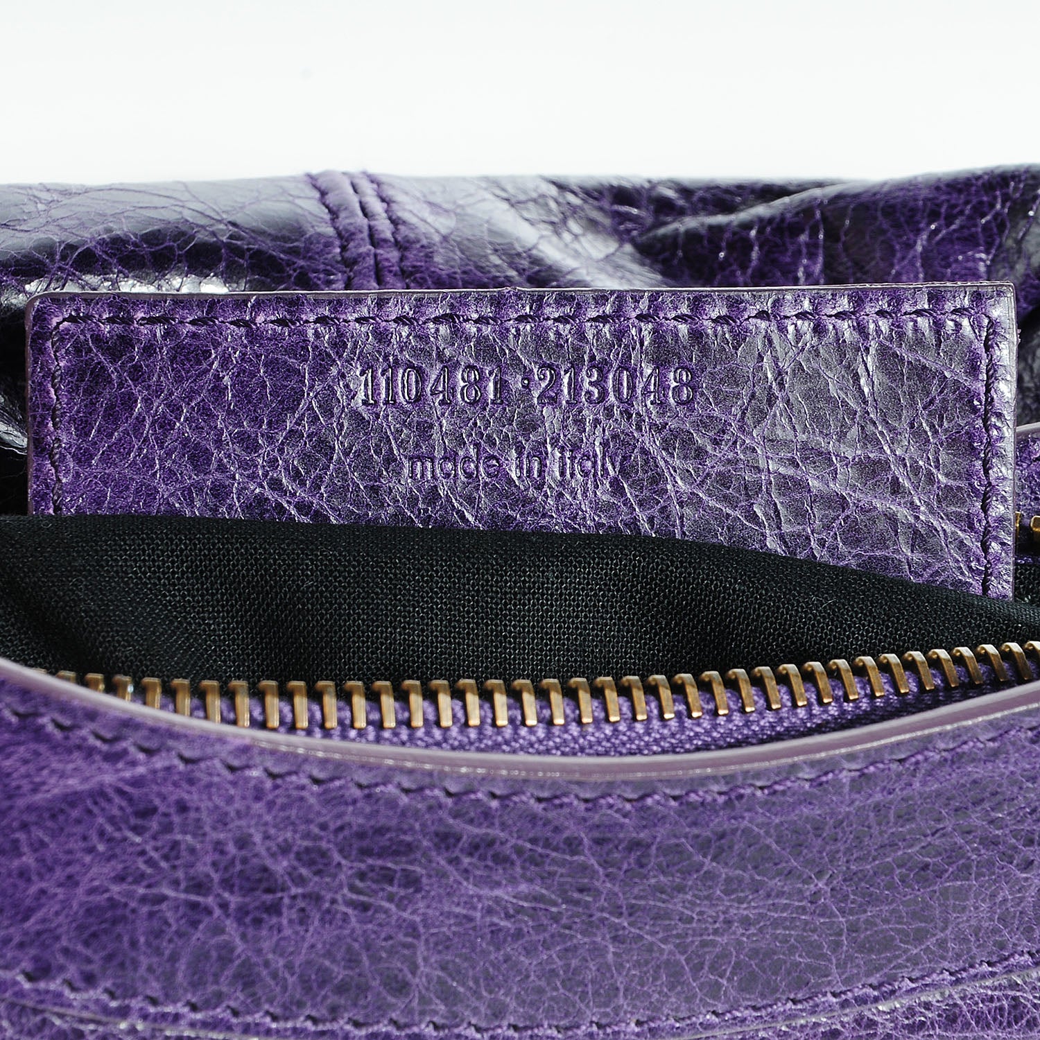 Balenciaga Chevre Porte Toilette Makeup Clutch Violet 8 of 11