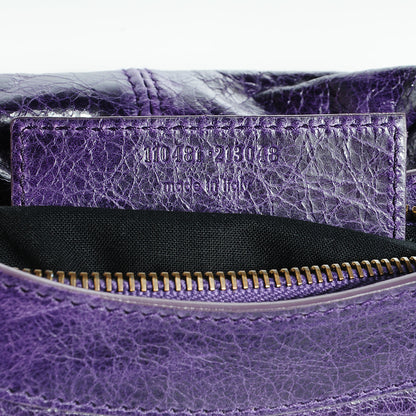 Balenciaga Chevre Porte Toilette Makeup Clutch Violet 8 of 11