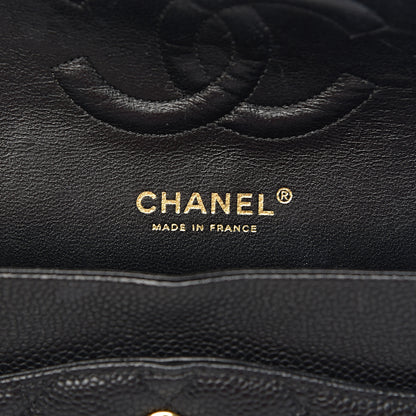 Chanel Caviar Quilted Medium Double Flap Black 6 of 17