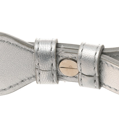 Christian Dior Metallic Lambskin Cannage Small My ABCDior Lady Dior Silver 11 of 12