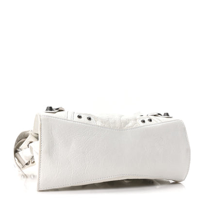 Balenciaga Agneau Arena Neo Cagole Handbag XS Optic White Optic White 4 of 10