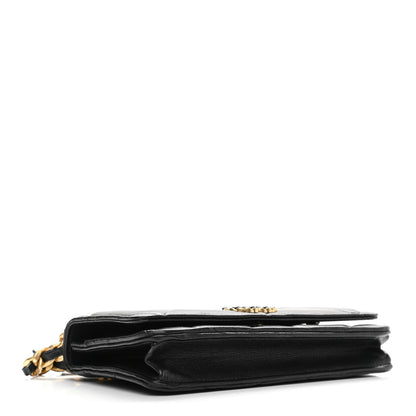 Chanel Lambskin Quilted Chanel 19 Wallet On Chain WOC Black 4 of 16