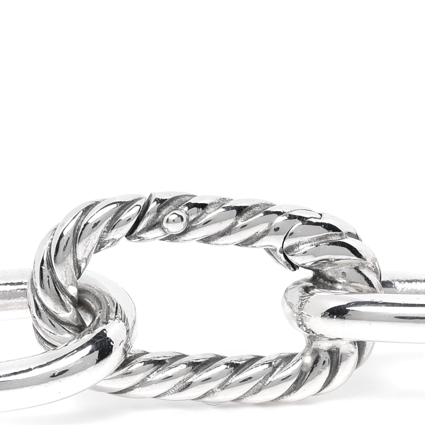 Sterling Silver 18K Yellow Gold 11mm Madison Chain Bracelet