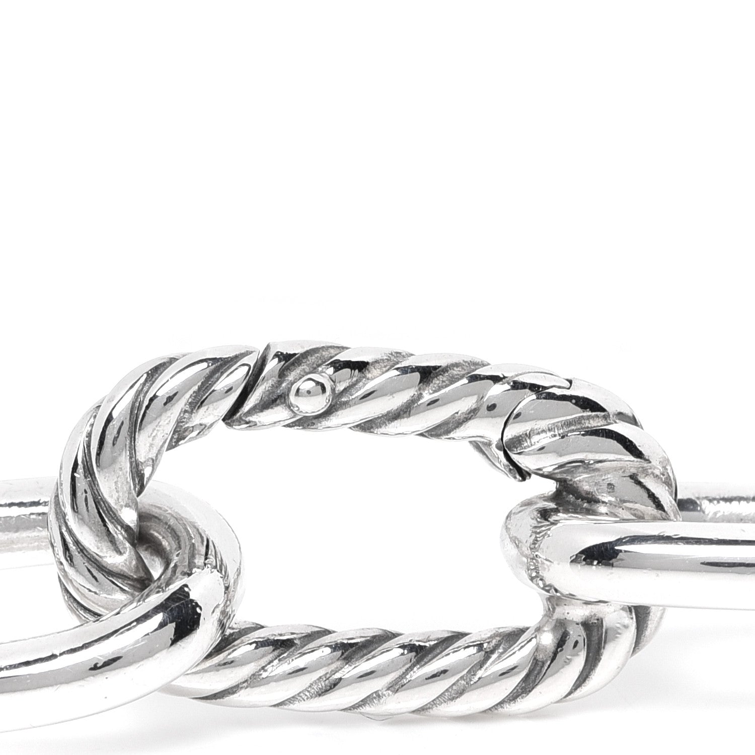 David Yurman Sterling Silver 18K Yellow Gold 11mm Madison Chain Bracelet 4 of 6