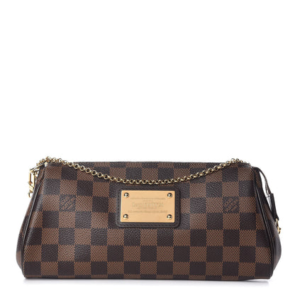 Louis Vuitton Damier Ebene Eva Clutch 1 of 12