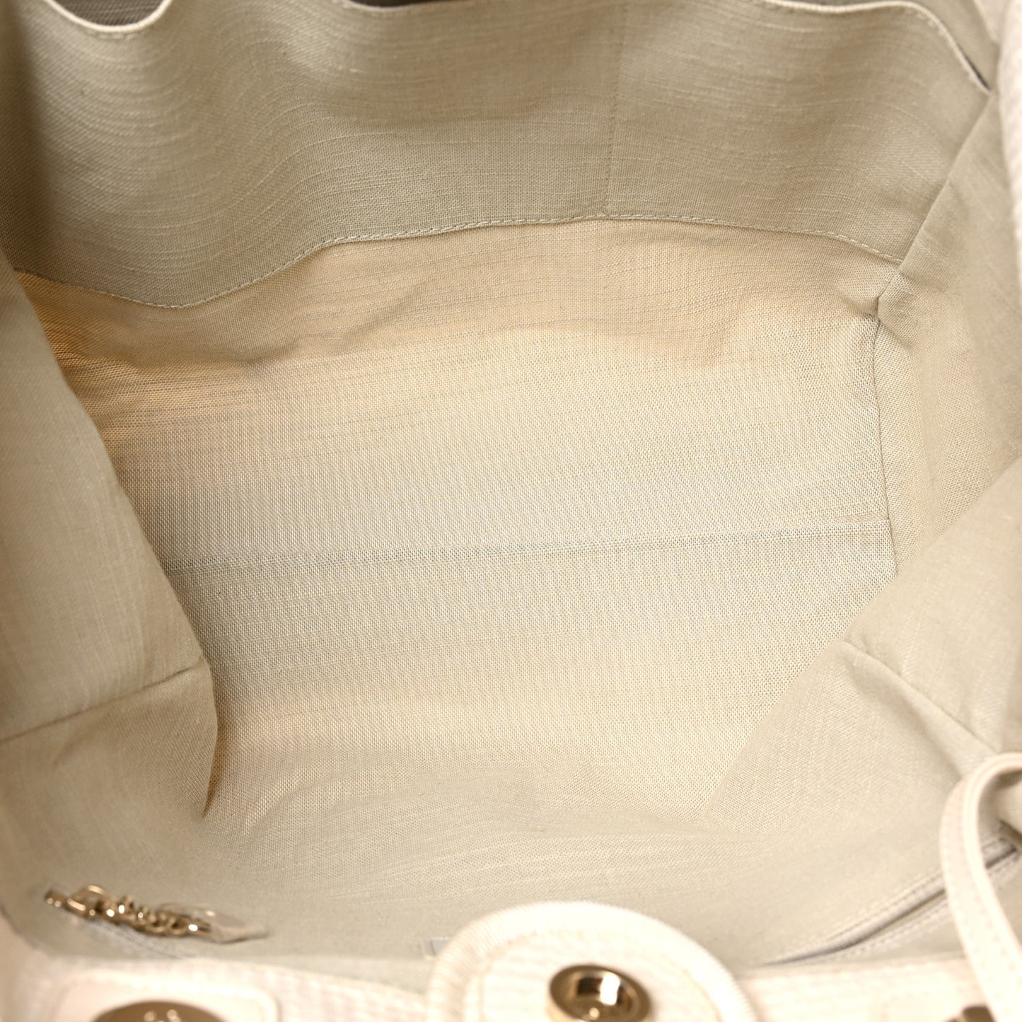 Mixed Fibers Small Deauville Tote White