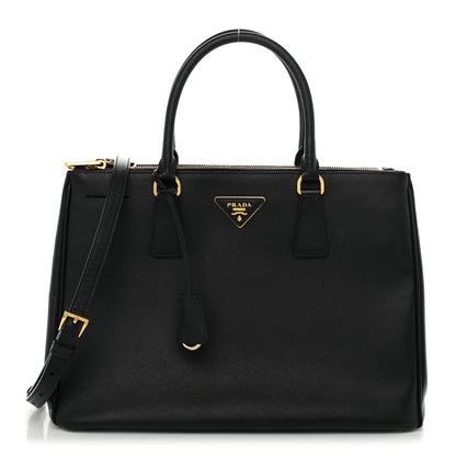 Prada Saffiano Lux Medium Galleria Double Zip Tote Black 1 of 11