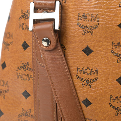 MCM Visetos Shopping Tote Cognac 16 of 18