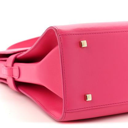 Delvaux Calfskin GM Tempete Satchel Fuchsia 9 of 10