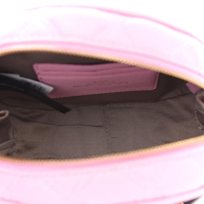 Marc Jacobs Grained Calfskin Quilted The Status Round Crossbody Pink 5 of 9