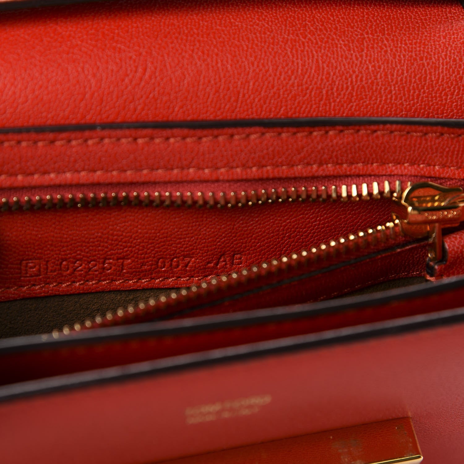 Tom Ford Goatskin Natalia Medium Shoulder Bag Red 9 of 10