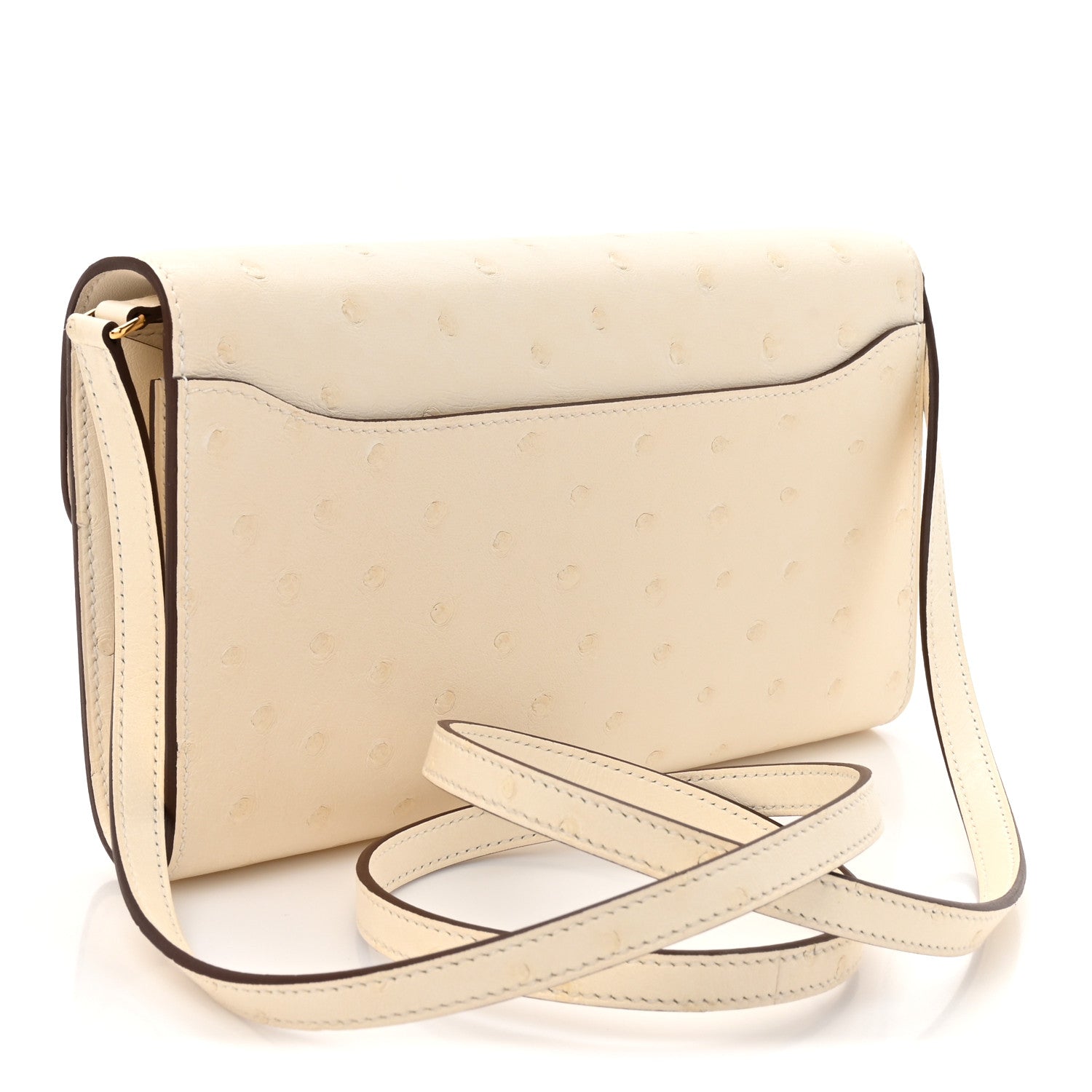 Hermes Ostrich Constance Long Wallet To Go Nata 1835393 – FASHIONPHILE