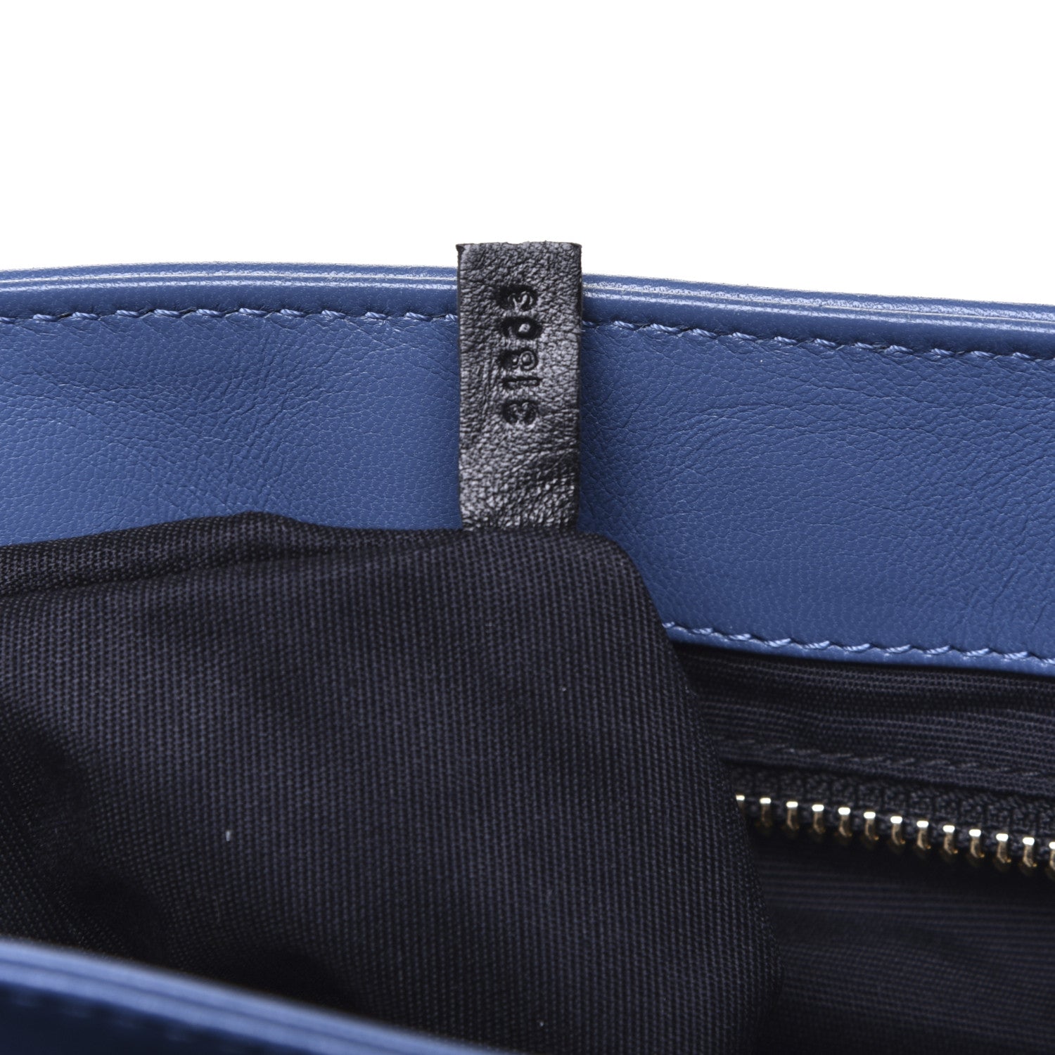 Lanvin Lambskin Studded Medium Sugar Flap Shoulder Bag Blue 9 of 10