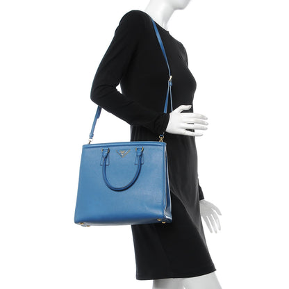 Prada Saffiano Shopping Tote Cobalto 2 of 18