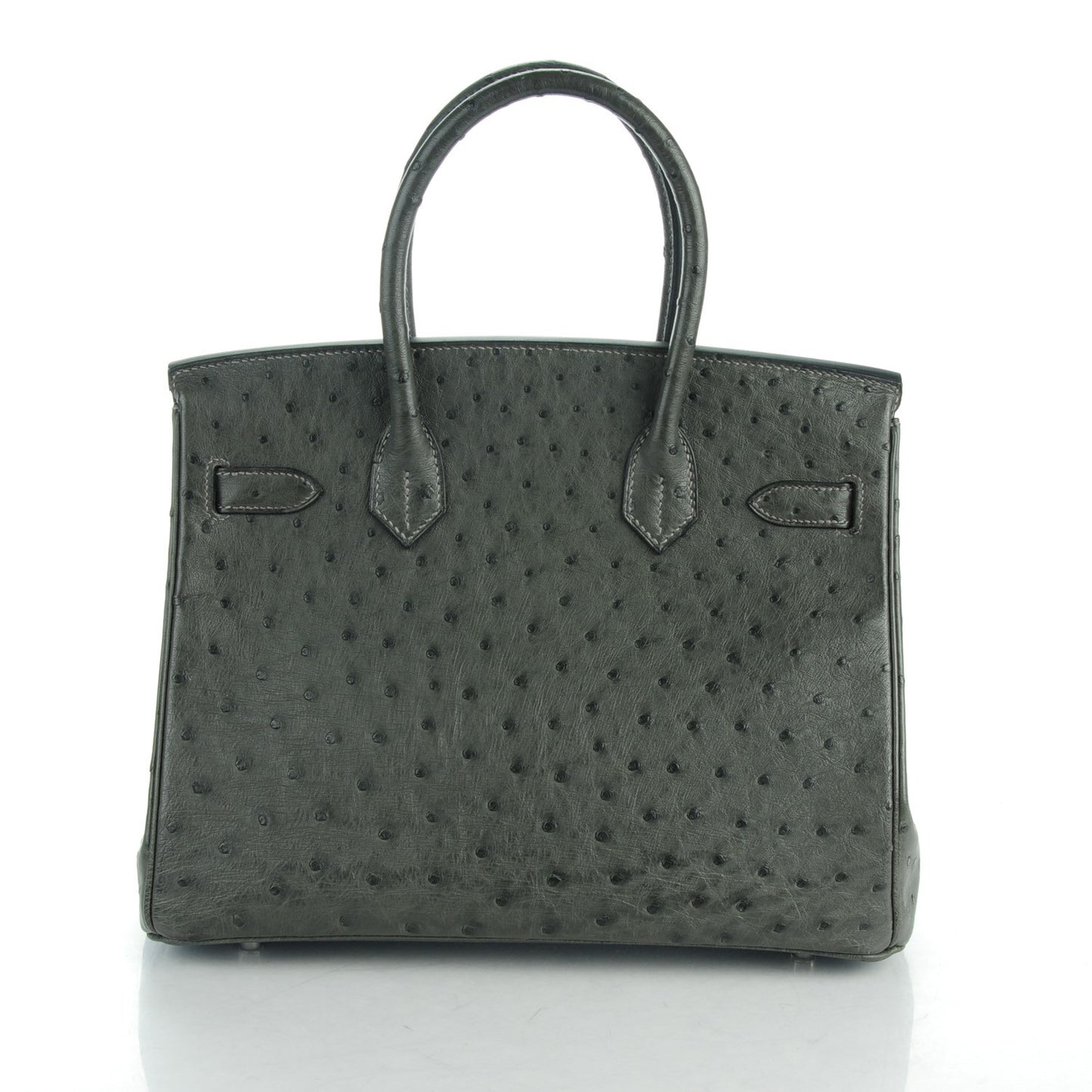 Ostrich Birkin 30 Graphite