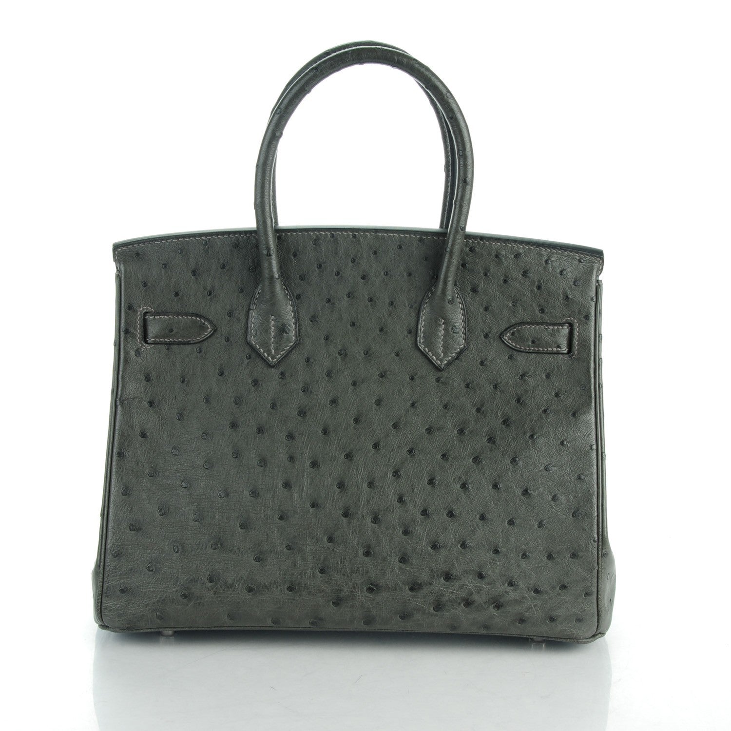 Hermes Ostrich Birkin 30 Graphite 5 of 27