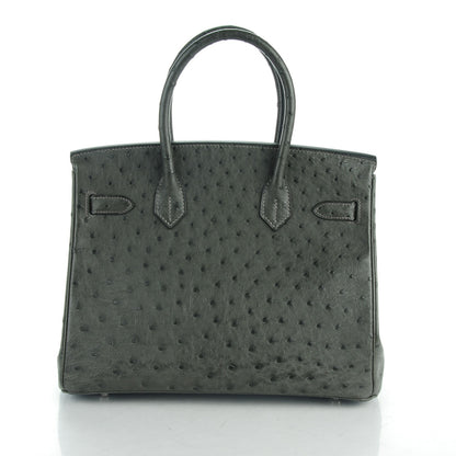 Hermes Ostrich Birkin 30 Graphite 5 of 27
