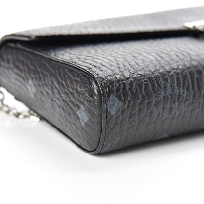 MCM Visetos Millie Wallet On Chain Black 8 of 9