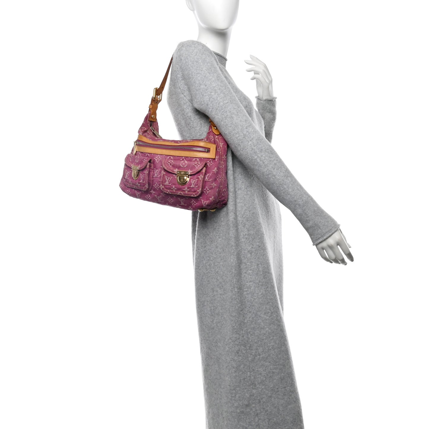 Denim Baggy PM Fuchsia