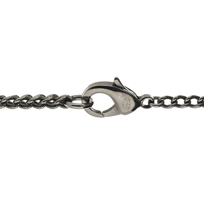 Chanel Black Enamel Pearl Ruthenium Madame Coco CC Pendant Necklace Black 4 of 4