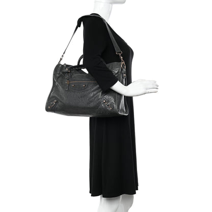 Balenciaga Agneau Giant 12 Rose Gold Hardware City Anthracite 2 of 17