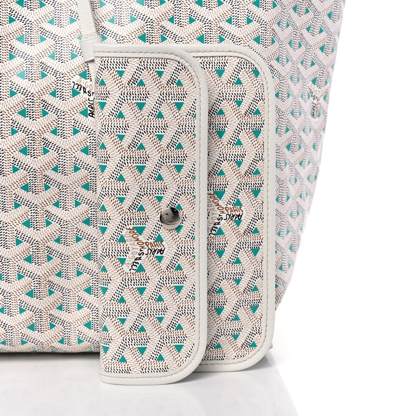 Goyardine Saint Louis Claire Voie GM White Opaline