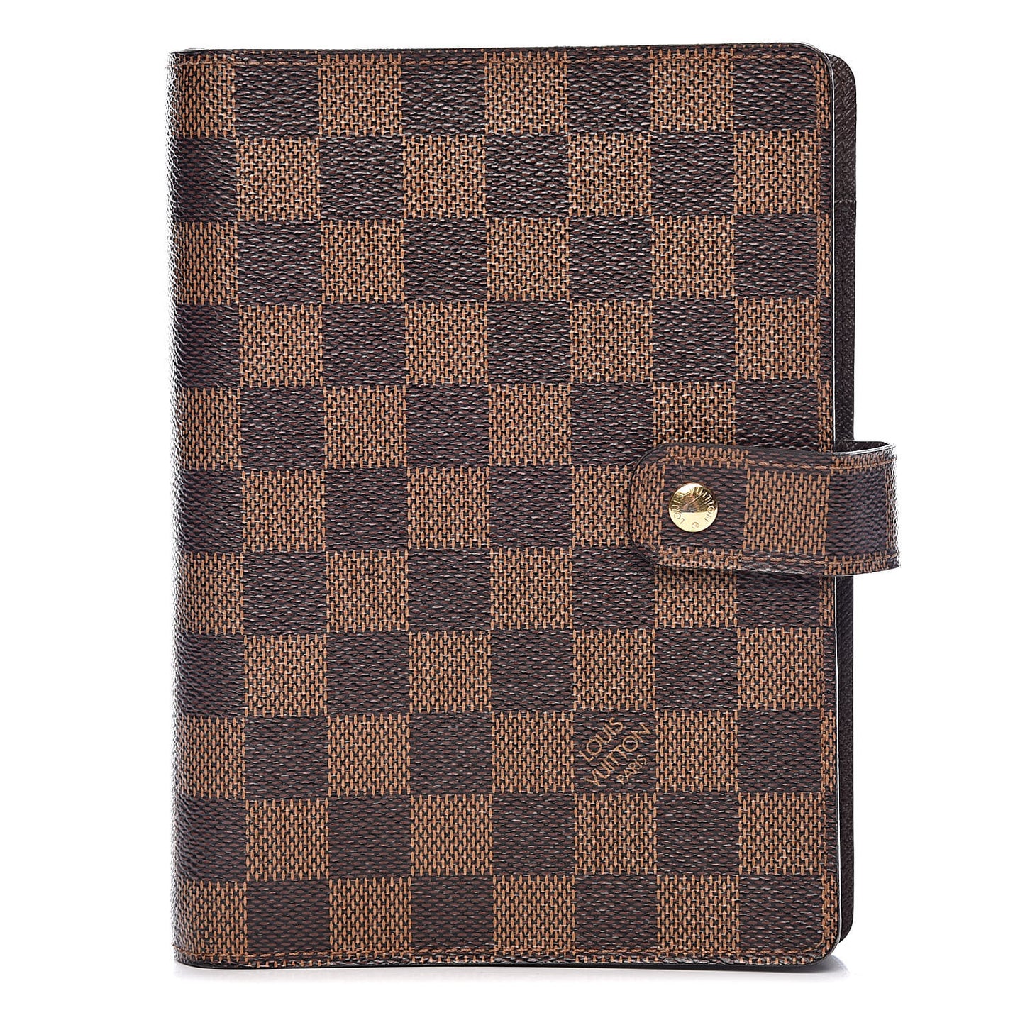 Damier Ebene Medium Ring Agenda Cover