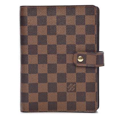 Louis Vuitton Damier Ebene Medium Ring Agenda Cover 1 of 6